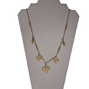 Lia Sophia "Lotus" Yellow River Shell  Necklace, 34-37" faux pearl & rhinestone